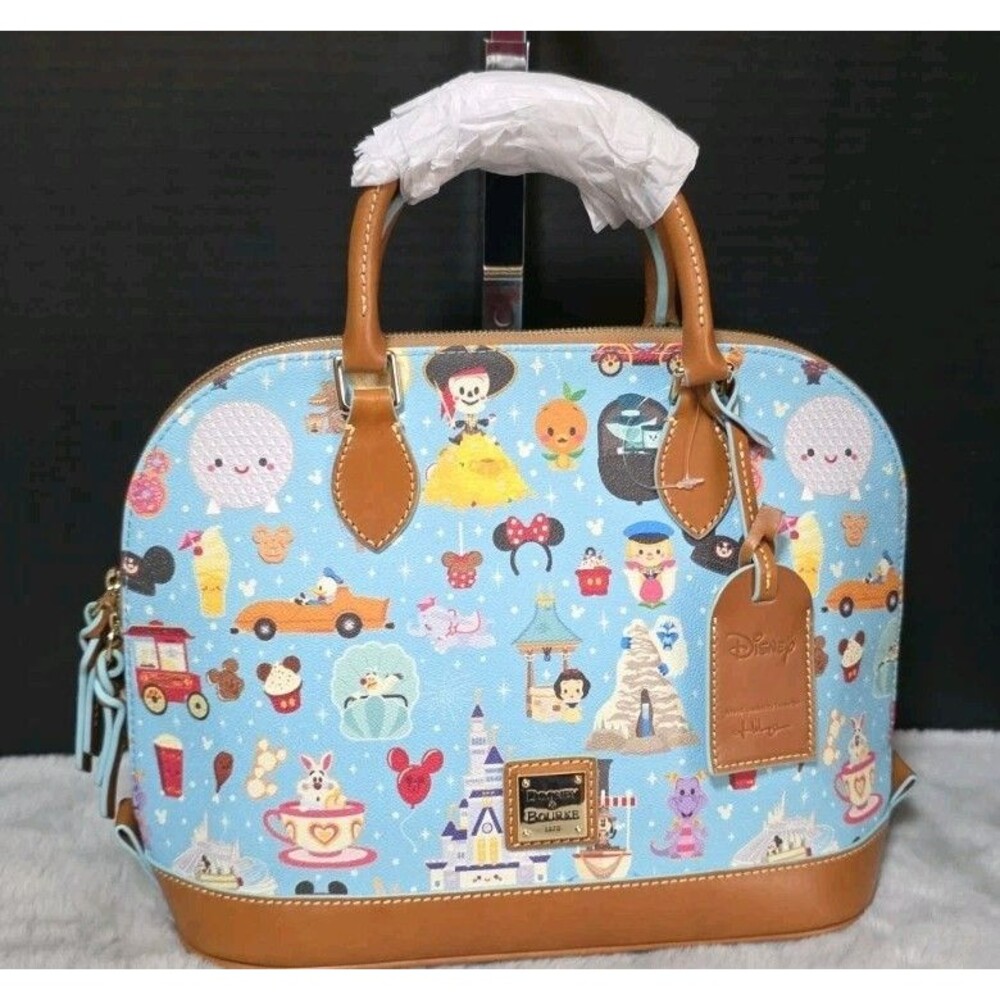 Dooney & Bourke Disney x Jerrod Maruyama A Walk in the Park Satchel Purse NWOT